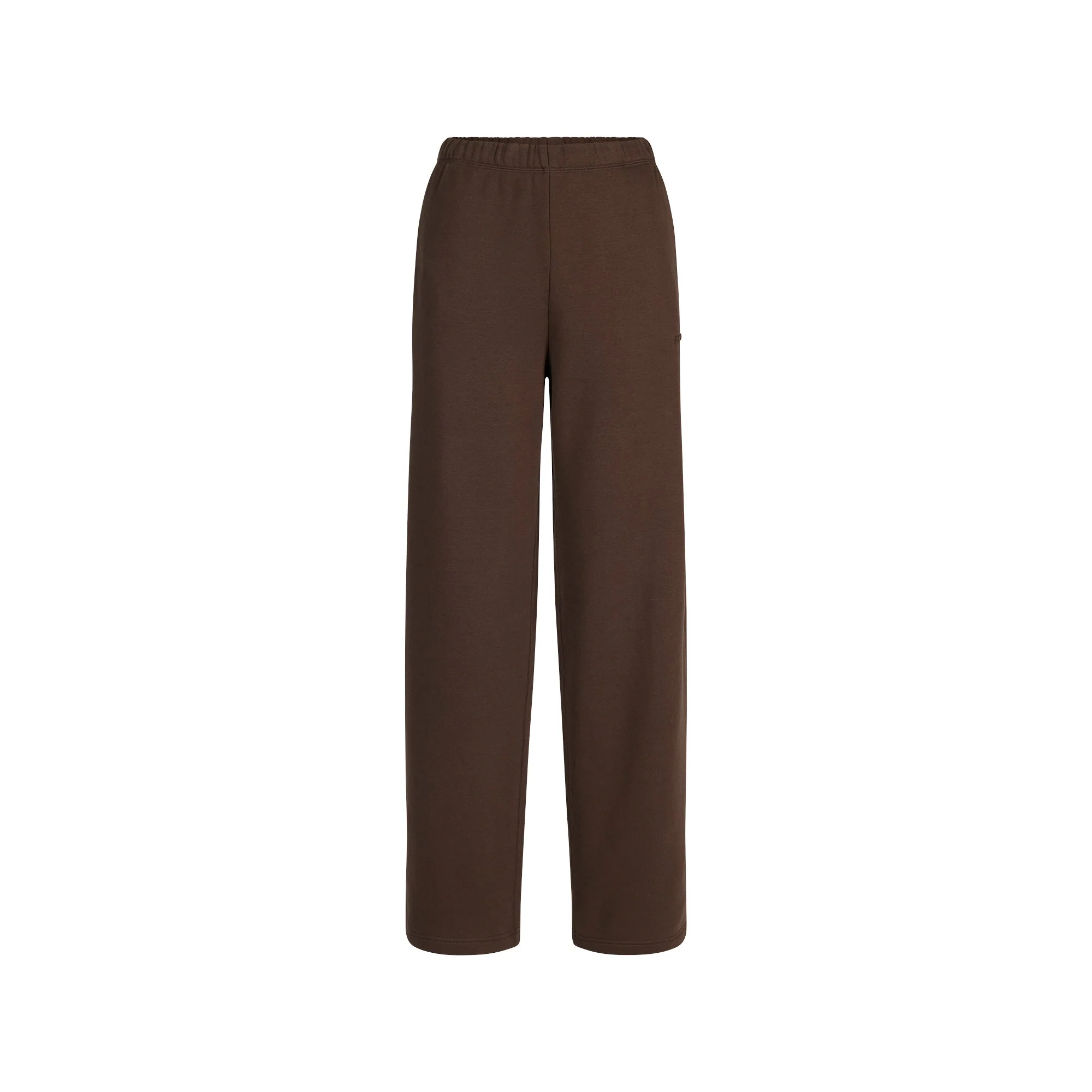 COTTON FLEECE CLASSIC STRAIGHT LEG PANT | DARK SEPIA - Image 6