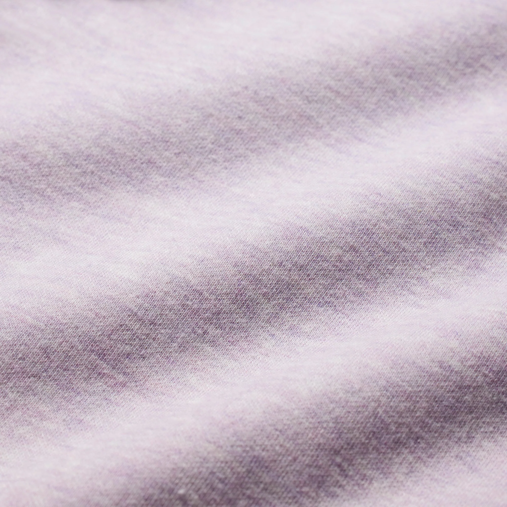 COTTON FLEECE POLO SWEATSHIRT | PURPLE HEATHER - Image 5