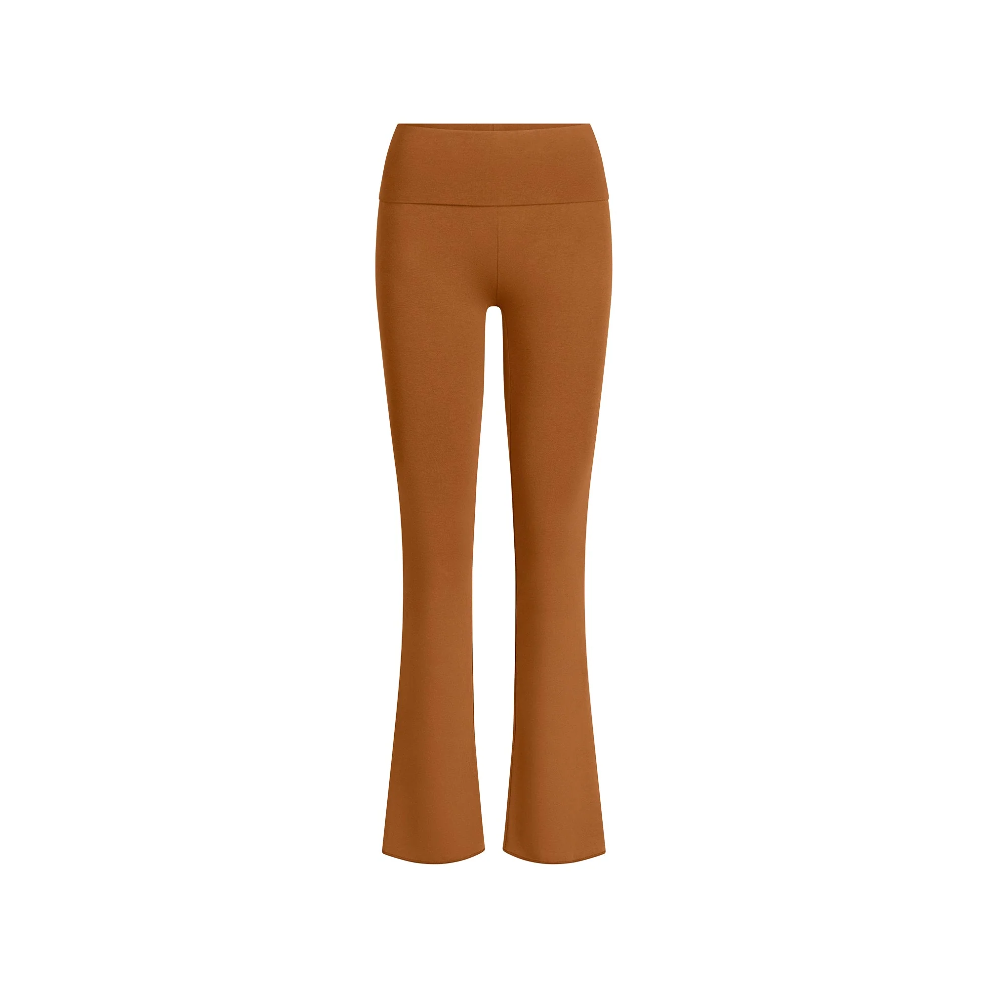 COTTON JERSEY FOLDOVER PANT | CHAI - Image 4