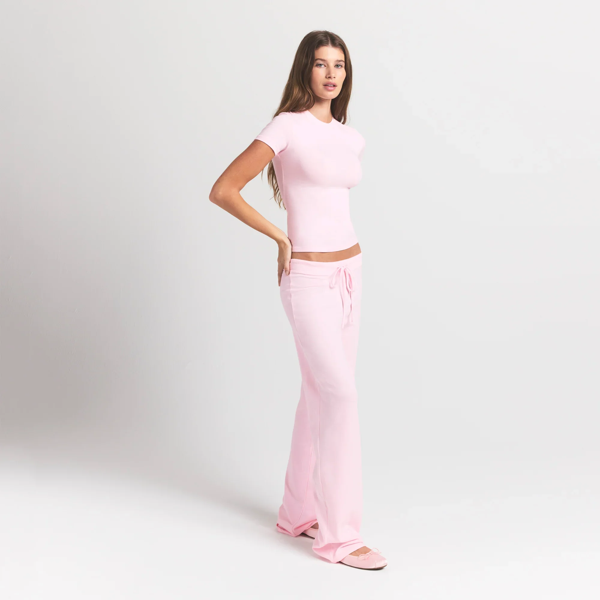 COTTON JERSEY T-SHIRT | CHERRY BLOSSOM - Image 2