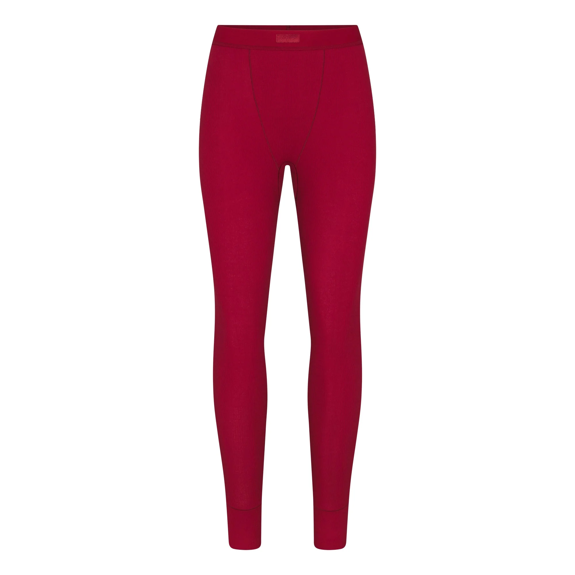 COTTON RIB LEGGING | BRICK - Image 6