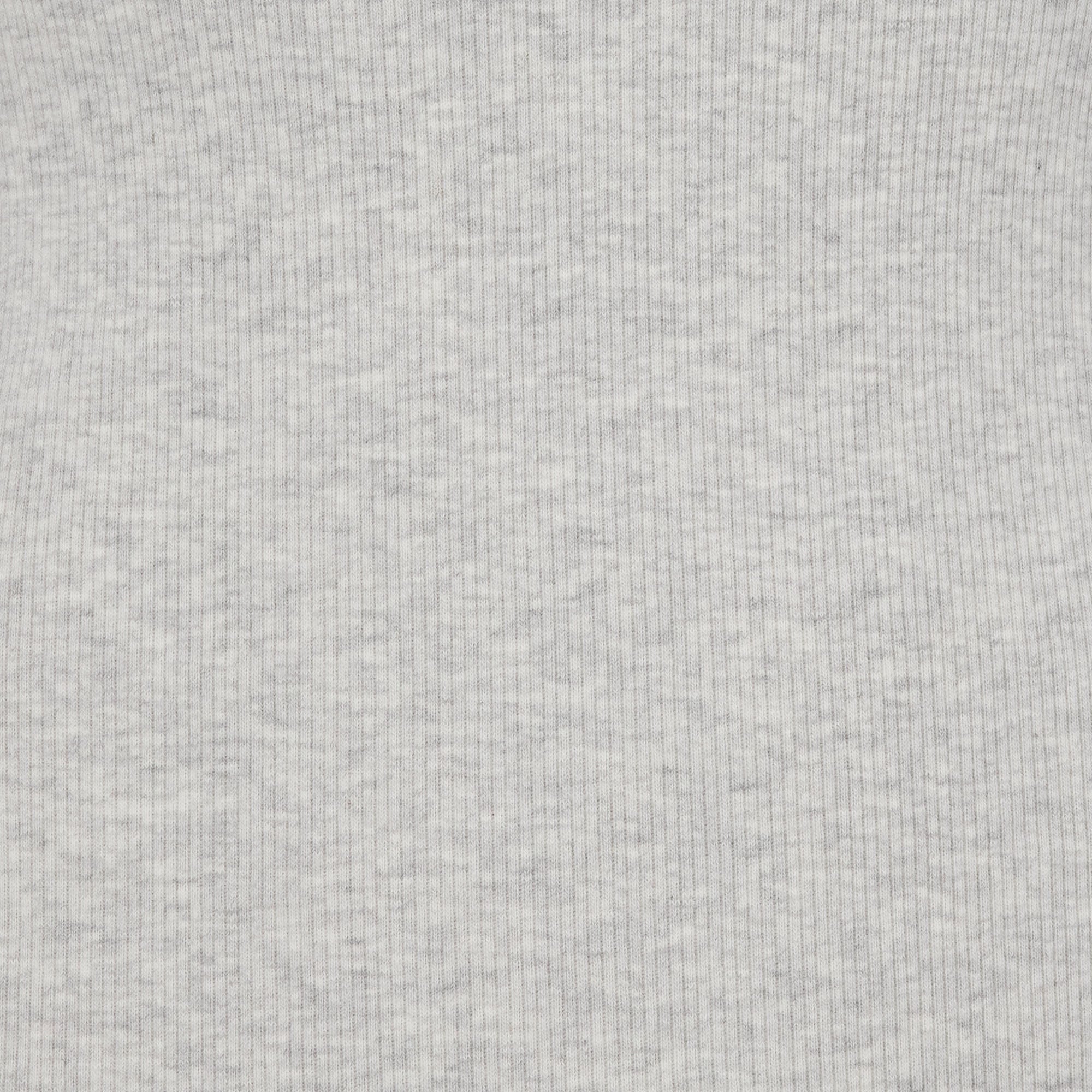 COTTON RIB LOOSE BOXER | LIGHT HEATHER GREY - Image 4