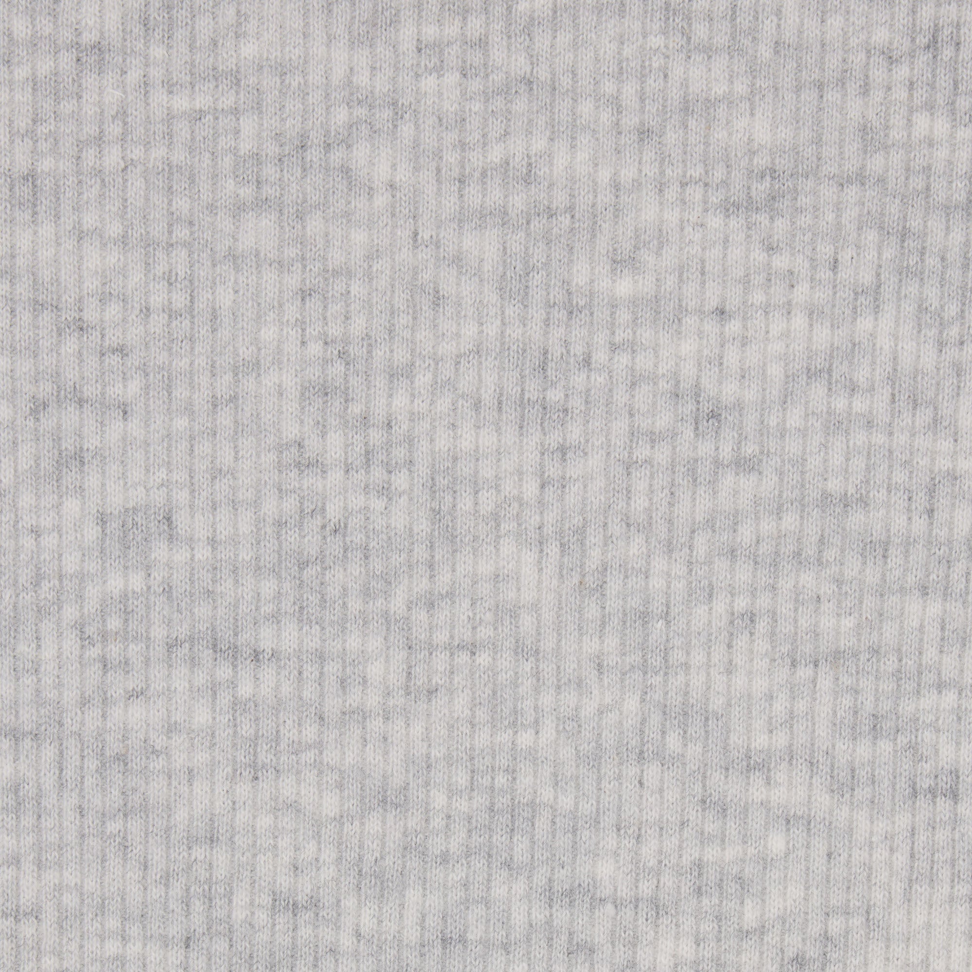 COTTON RIB PLUNGE BRALETTE | LIGHT HEATHER GREY - Image 4
