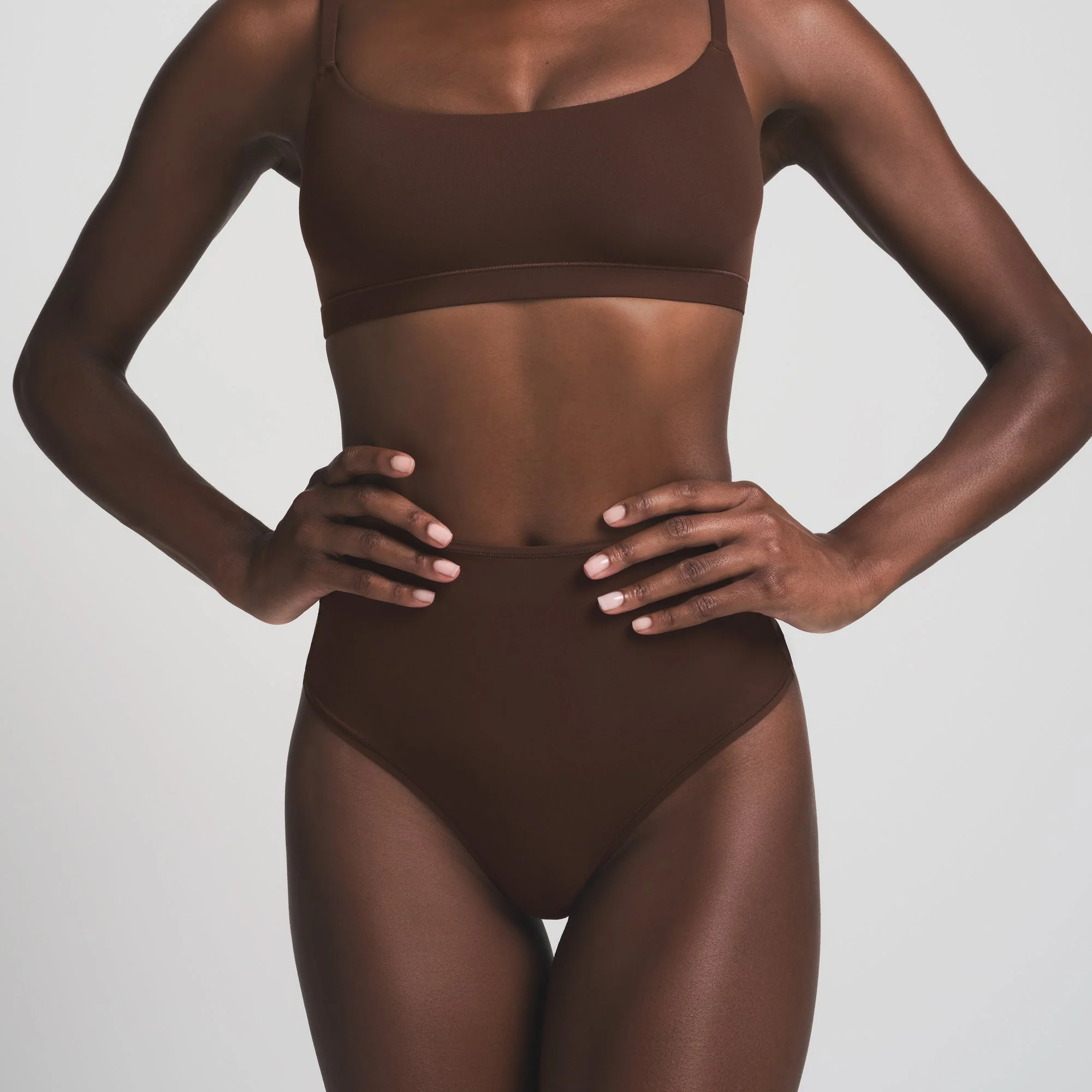 FITS EVERYBODY HIGH-WAISTED THONG | COCOA - Image 2