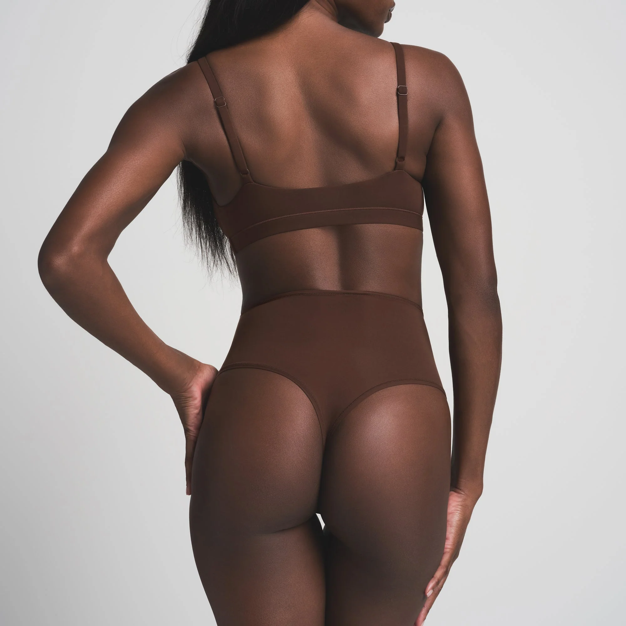FITS EVERYBODY HIGH-WAISTED THONG | COCOA - Image 3
