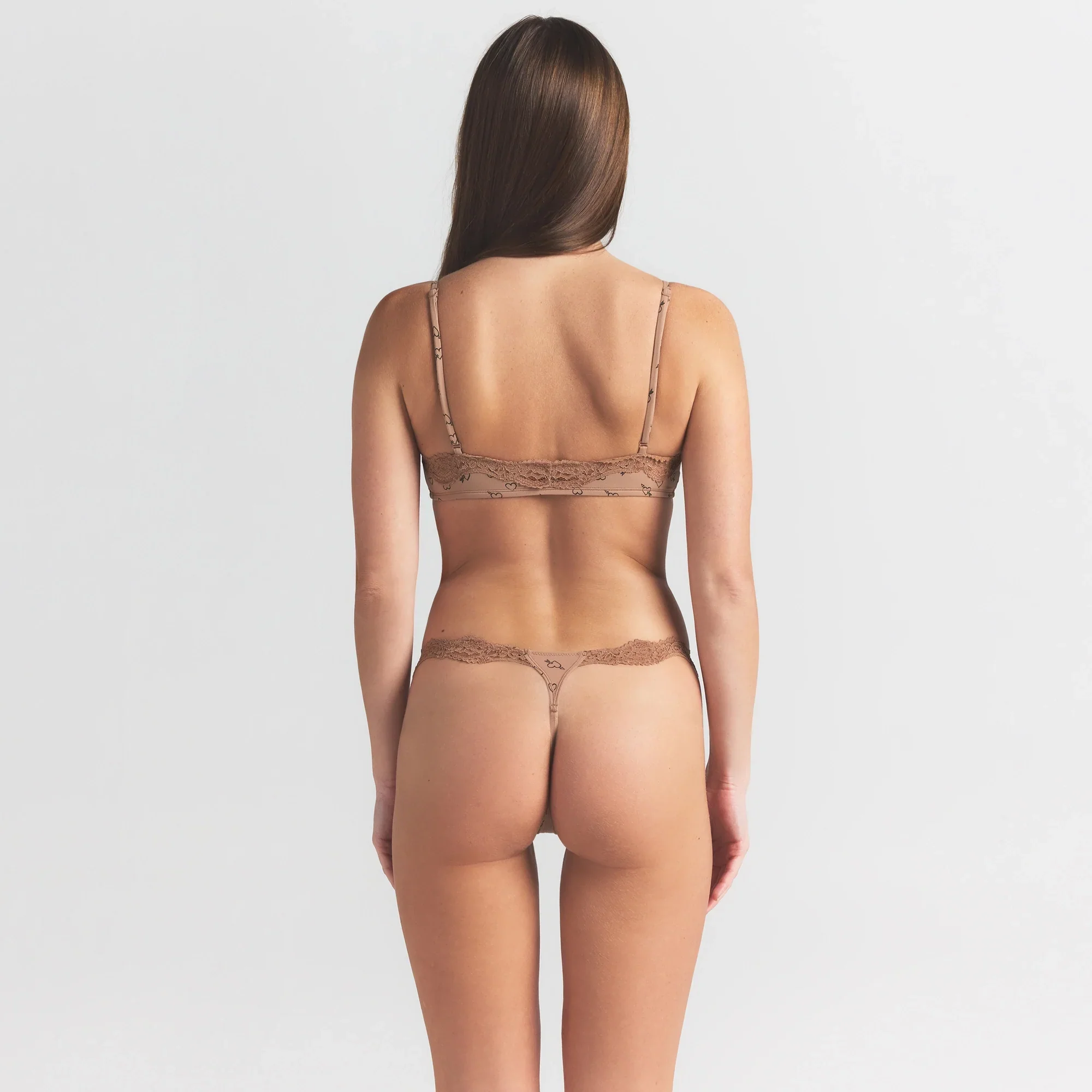 FITS EVERYBODY LACE SCOOP BRALETTE 2-PACK | ONYX AND SKETCHED HEARTS - Image 3