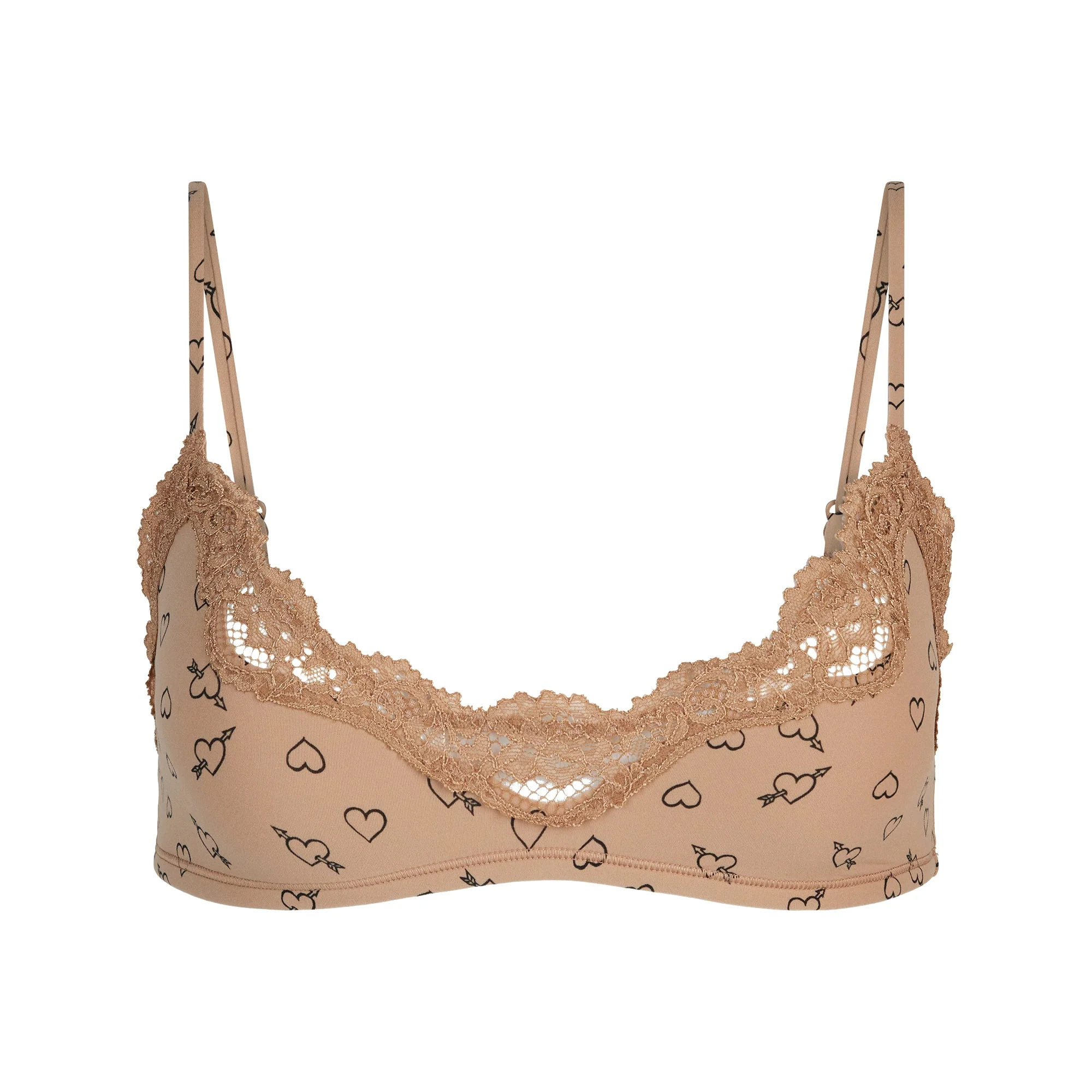 FITS EVERYBODY LACE SCOOP BRALETTE 2-PACK | ONYX AND SKETCHED HEARTS - Image 4