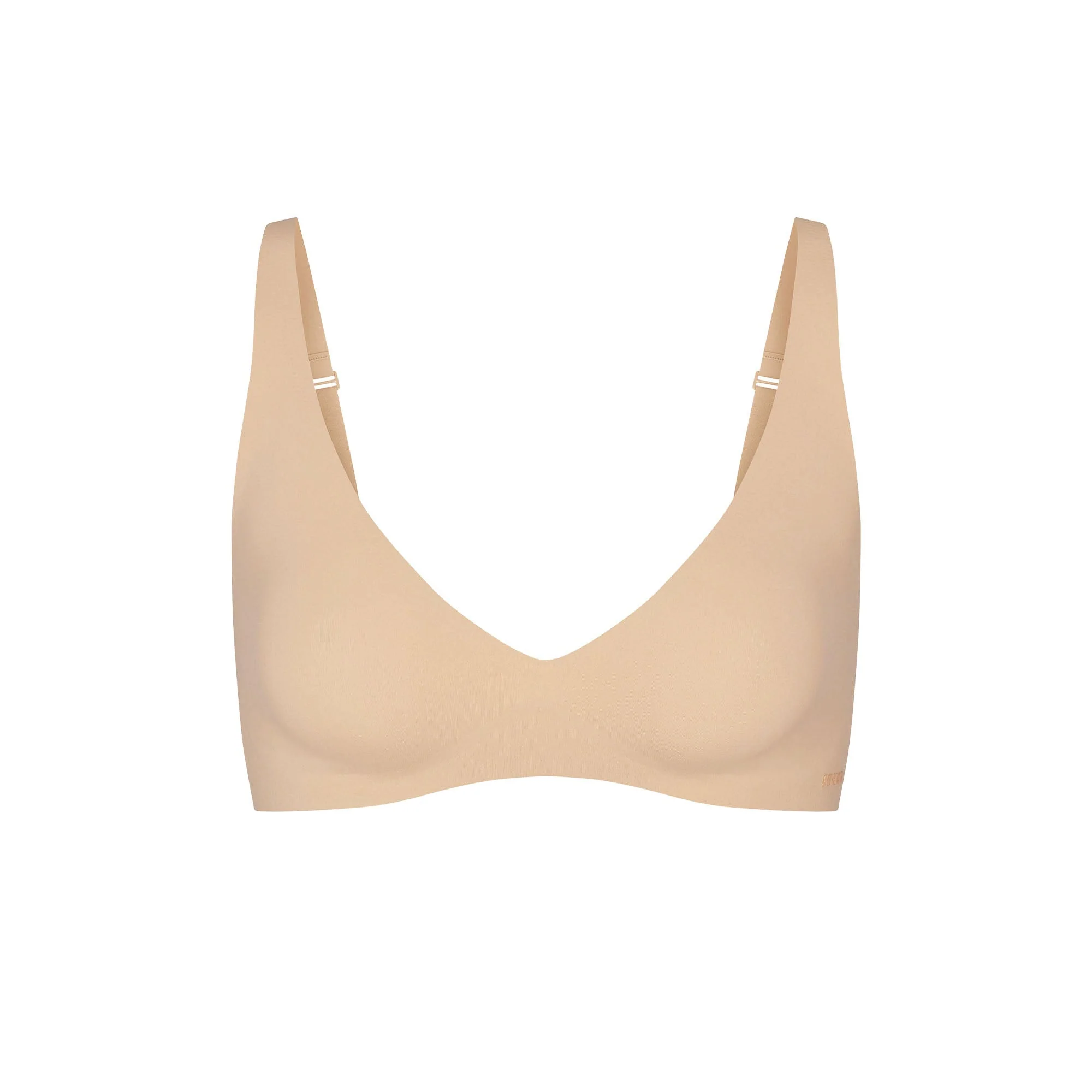 NAKED PLUNGE BRALETTE | CLAY - Image 4