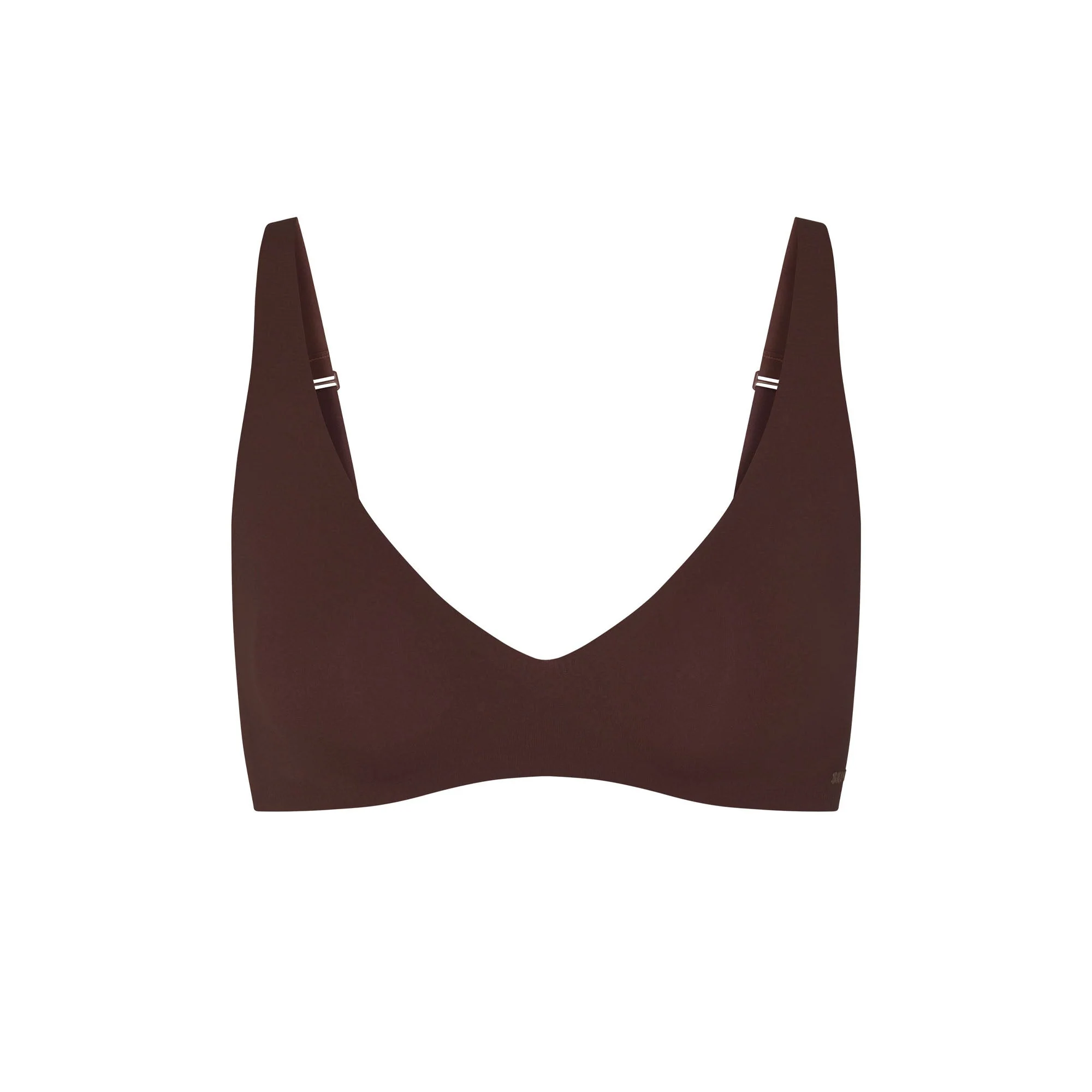 NAKED PLUNGE BRALETTE | COCOA - Image 4