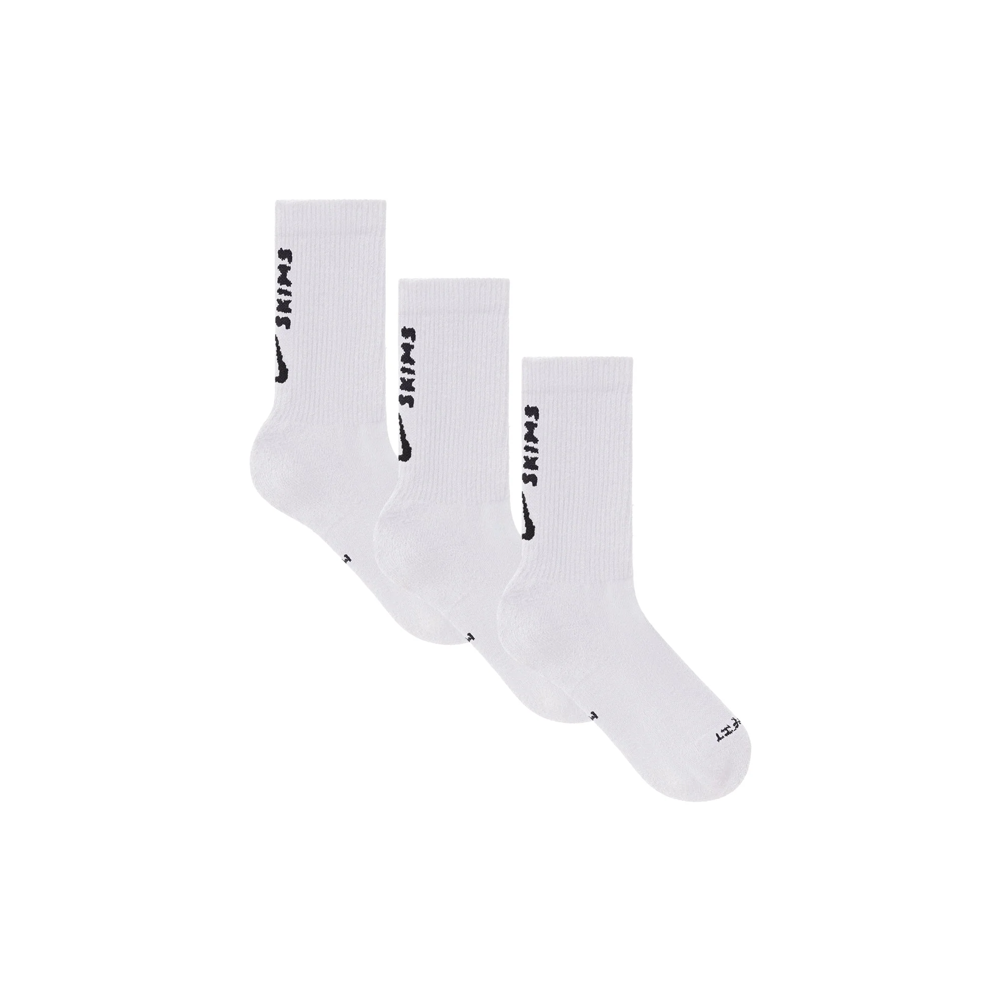 NikeSKIMS ACCESSORIES DRI-FIT CREW SOCK 3-PACK | SNOW - Image 3