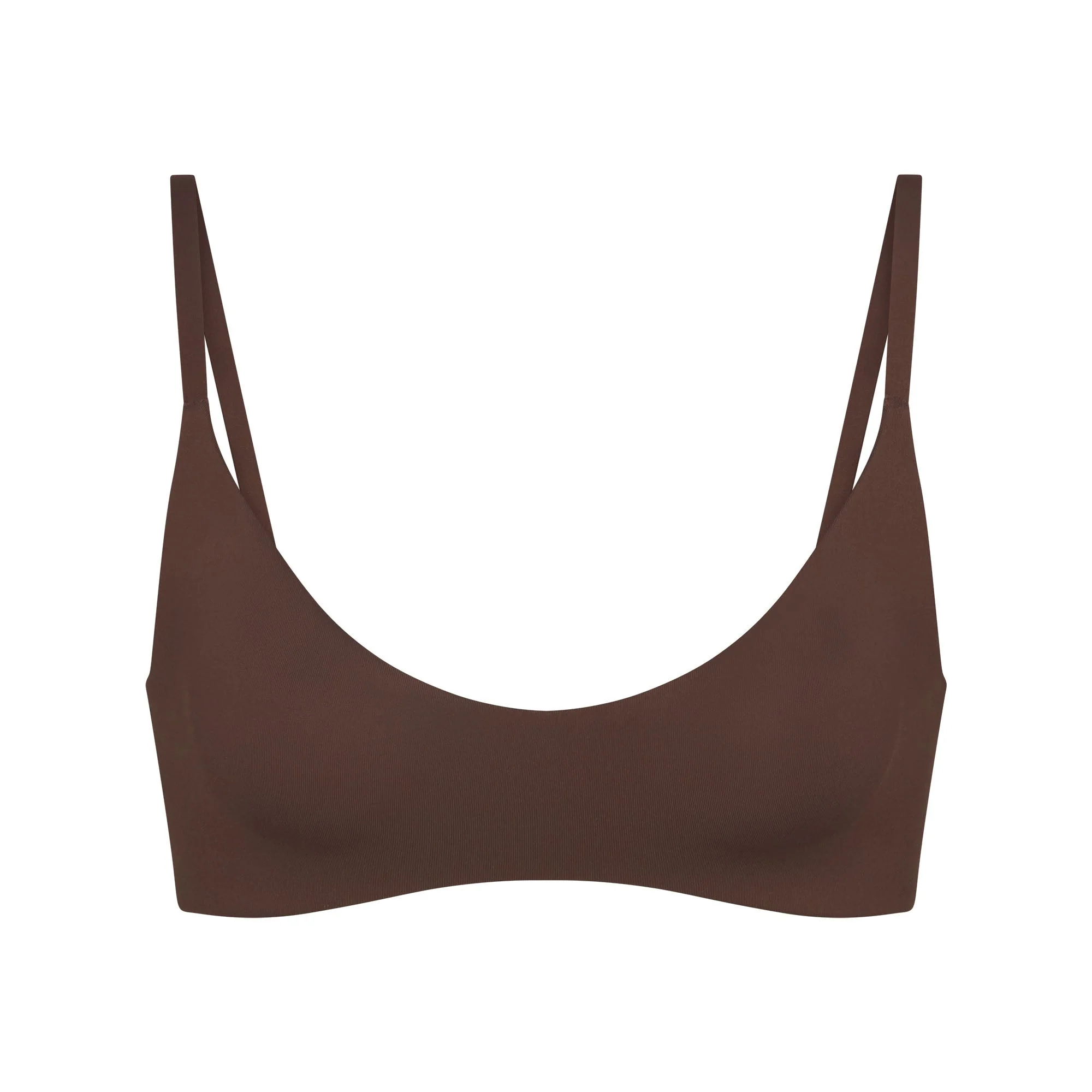 NikeSKIMS MATTE MICRO SCOOP BRA | DARK SEPIA - Image 7