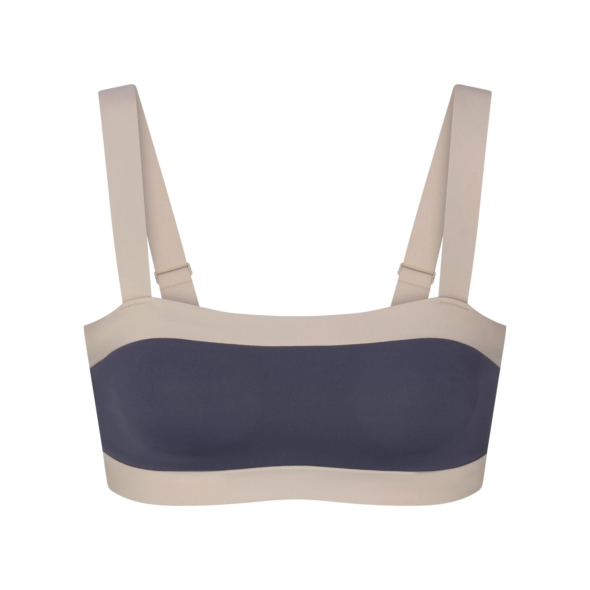 NikeSKIMS MATTE SHINE MIX STRAIGHT NECK BRA | DEEP ROYAL AND STONE - Image 5