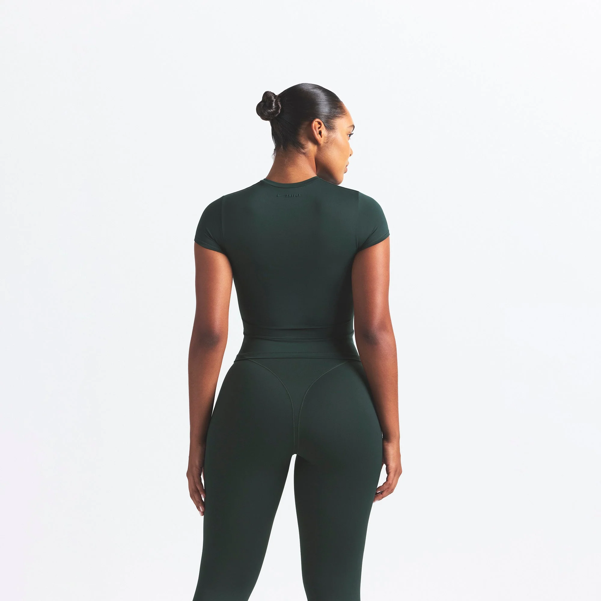 NikeSKIMS MATTE V-LINE 26" LEGGING | DARK TEAL - Image 4