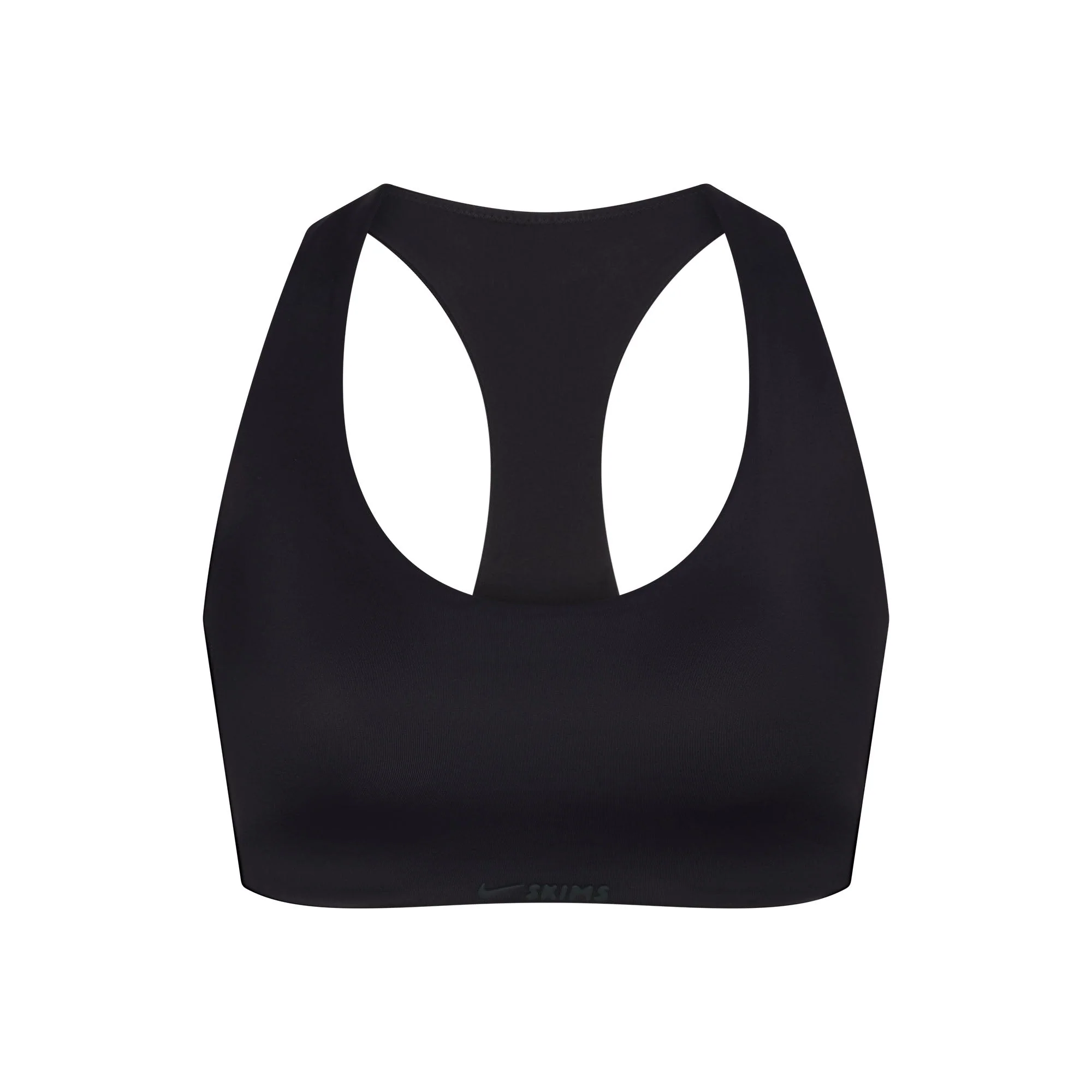 NikeSKIMS SHINE RACER BACK BRA | OBSIDIAN - Image 7