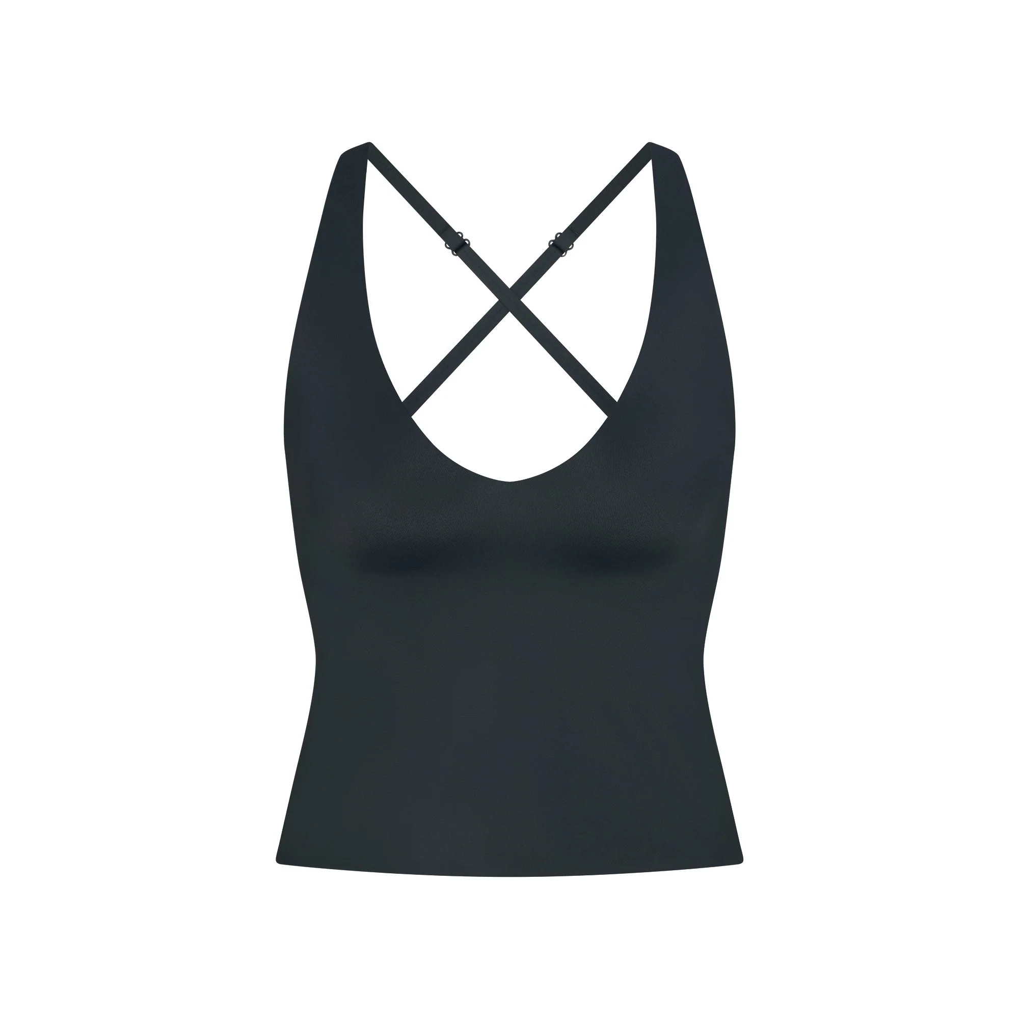 NikeSKIMS SHINE V-NECK TANK | DARK TEAL - Image 7
