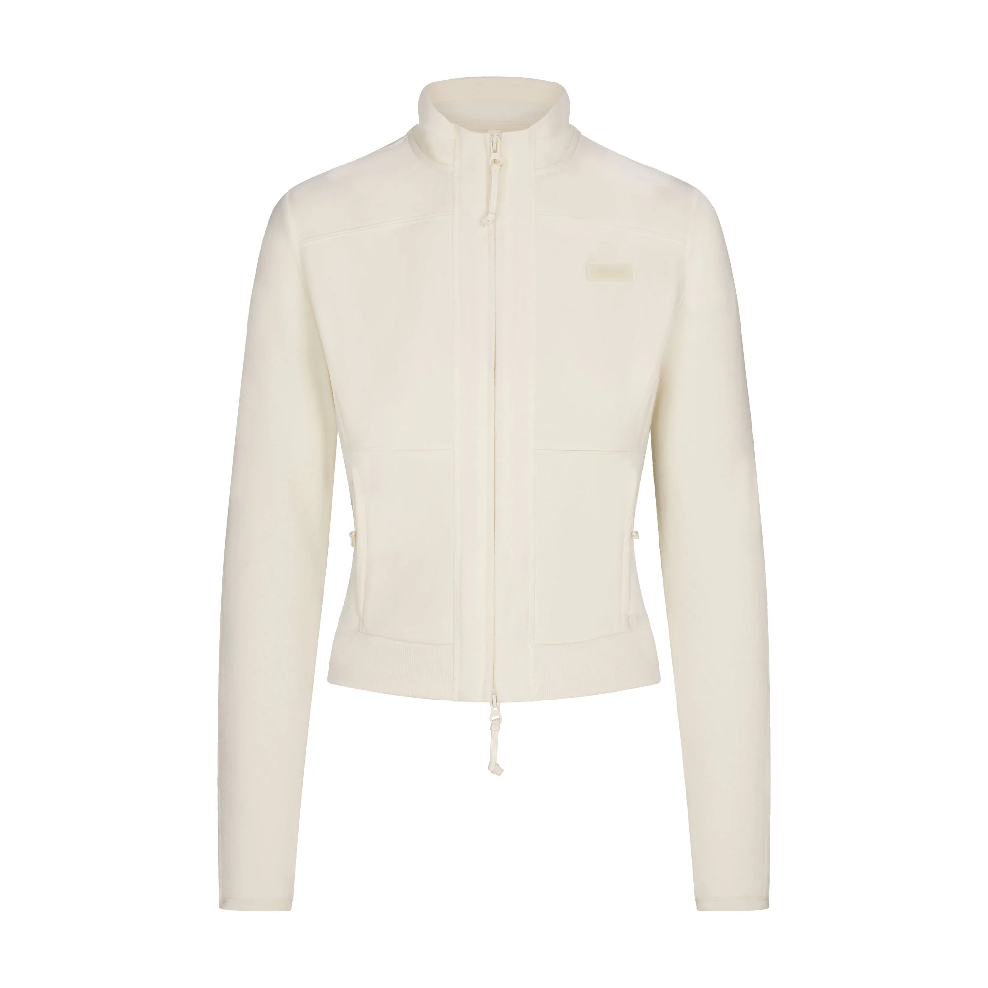OUTDOOR FLEECE FITTED JACKET | ECRU - Image 6