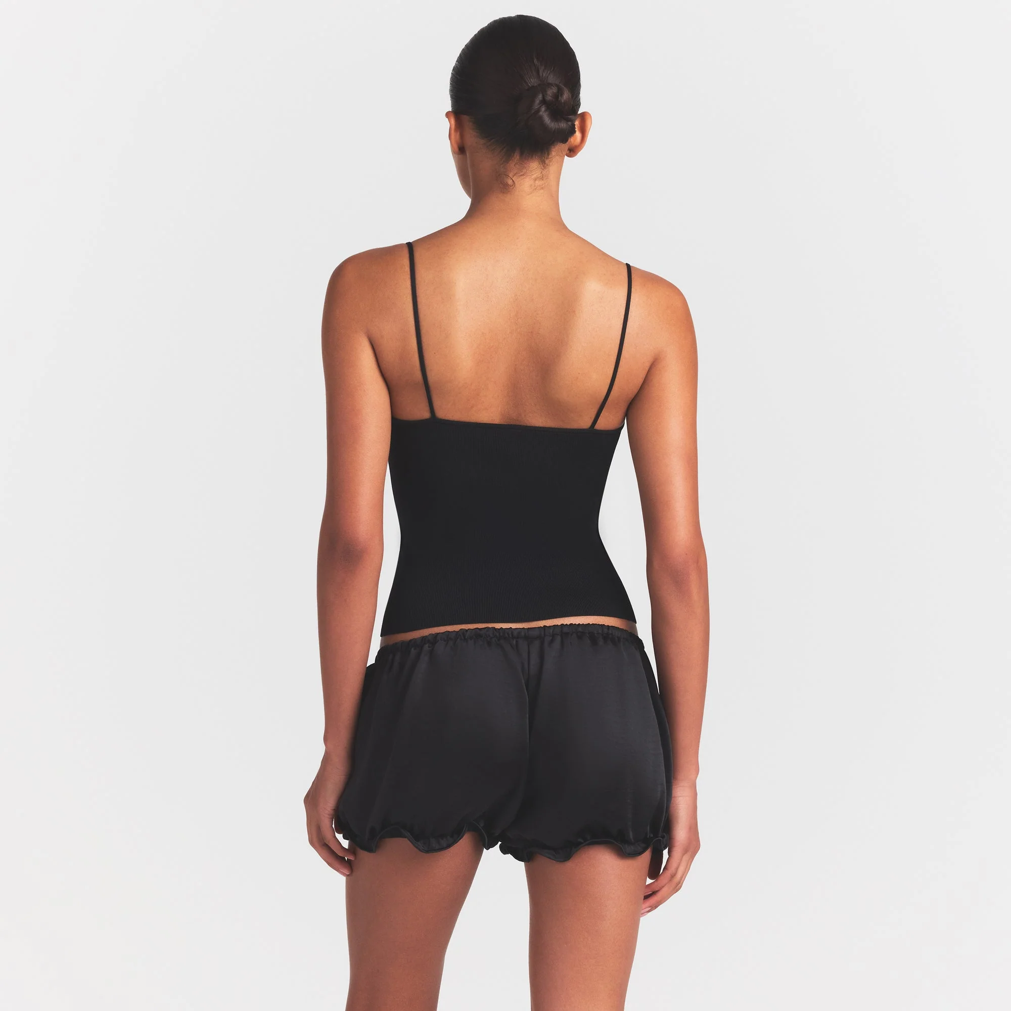 REFINED KNIT CAMI | OBSIDIAN - Image 3