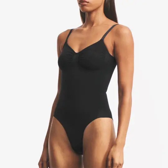 SEAMLESS SCULPT BRIEF BODYSUIT | SAND - Image 6