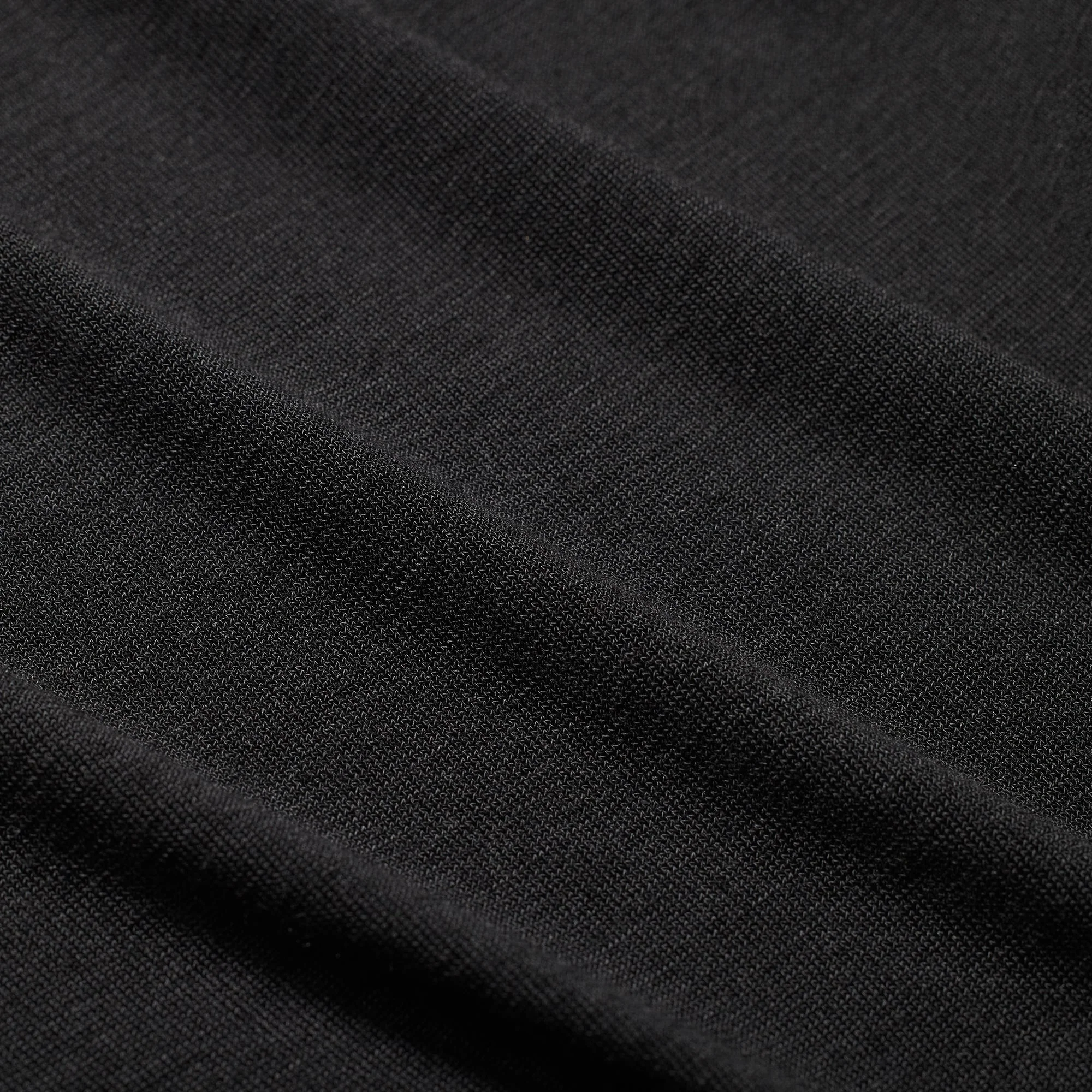 SHEER MODAL LONG SLEEVE HENLEY | ONYX - Image 5