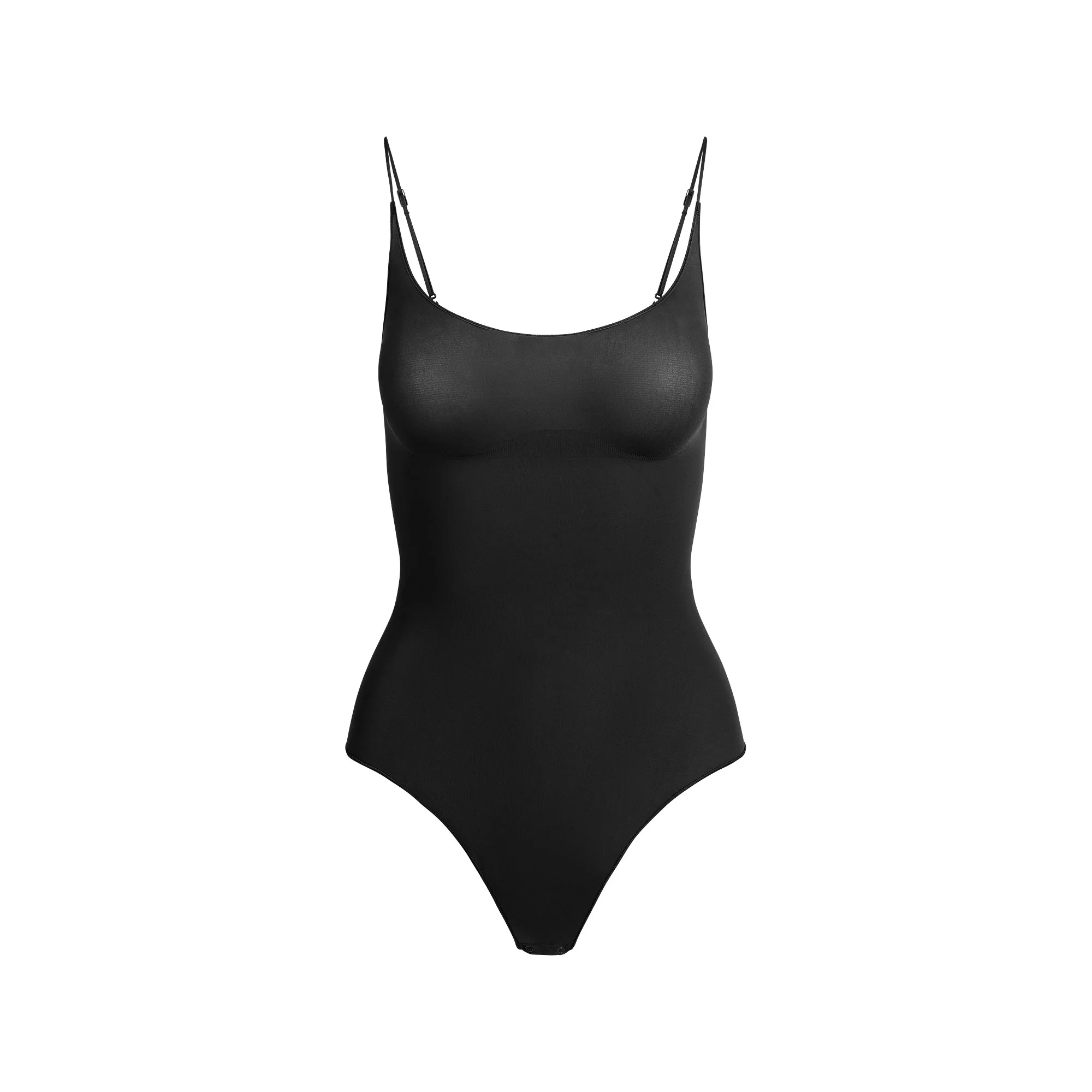 SHEER SEAMLESS THONG BODYSUIT | ONYX - Image 5