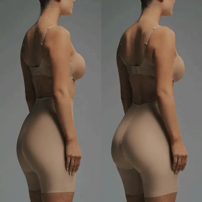 SKIMS BODY BUTT ENHANCING PADDED SHORT | CLAY - Image 5