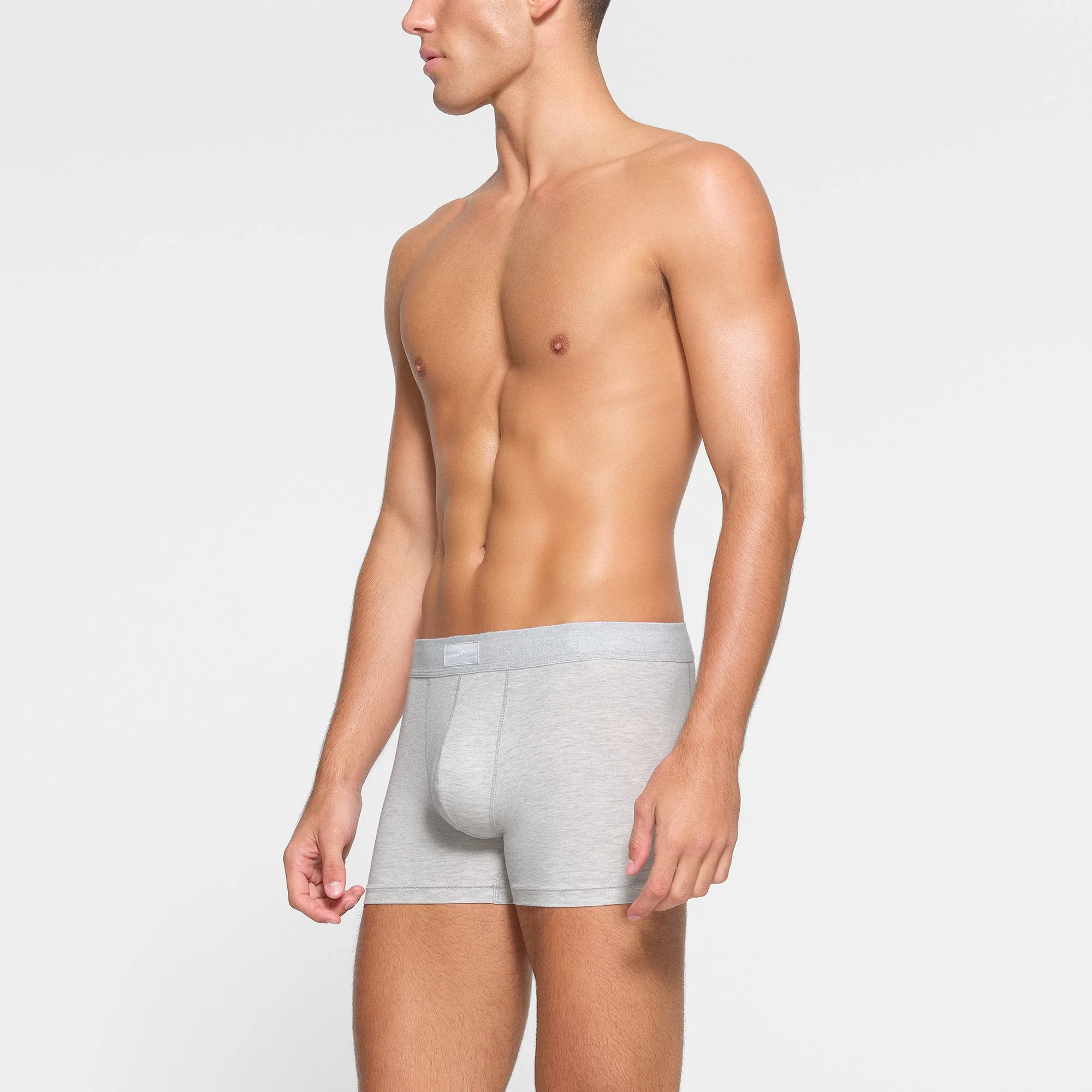 SKIMS COTTON MENS 3" BOXER BRIEF 3-PACK | HEATHER MULTI - Image 2