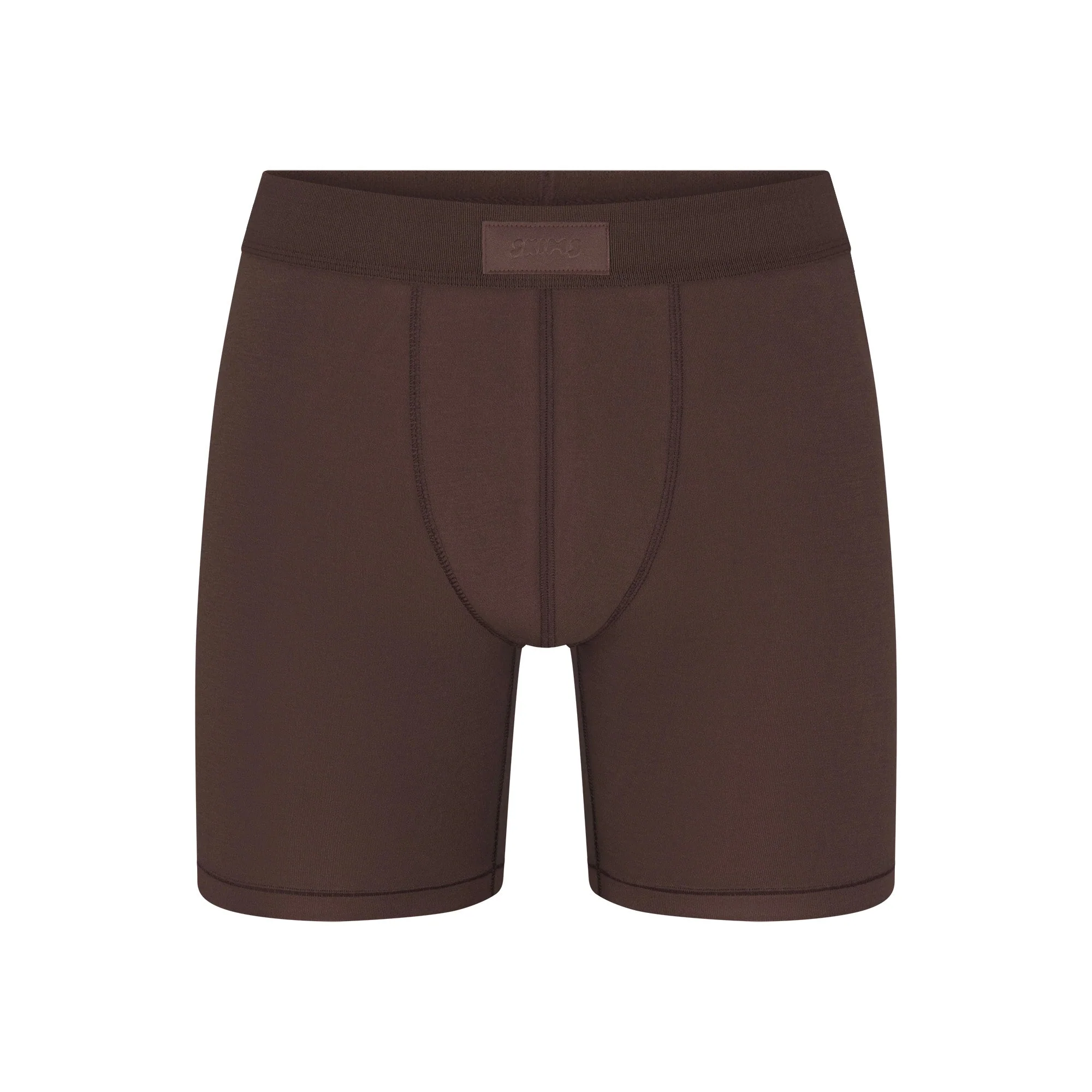 SKIMS COTTON MENS 5" BOXER BRIEF 3-PACK | RUBY ESPRESSO MULTI - Image 4