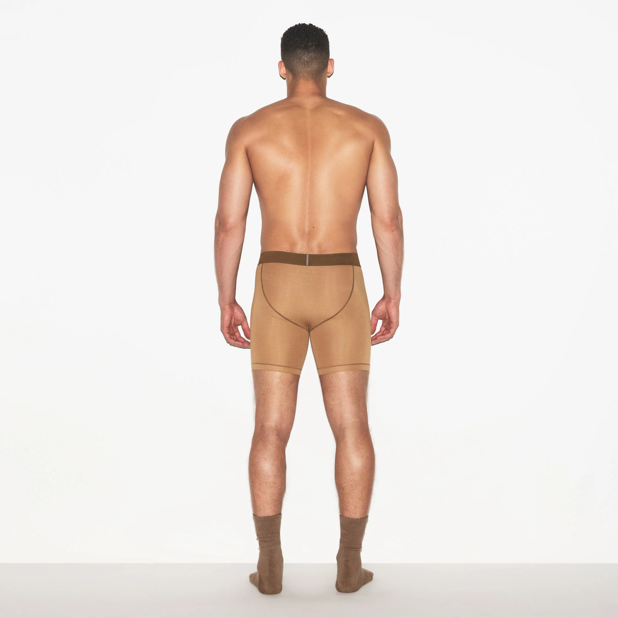 SKIMS COTTON MENS 5" BOXER BRIEF 3-PACK | RUSSET MULTI - Image 2