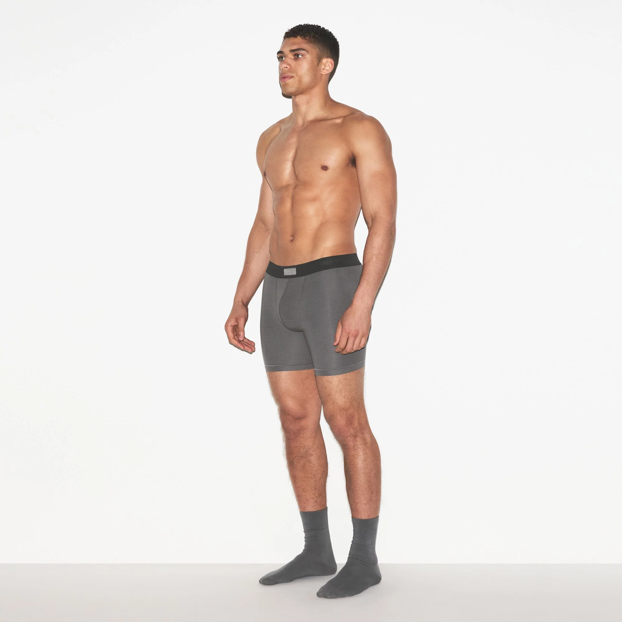 SKIMS COTTON MENS 5" BOXER BRIEF 3-PACK | RUSSET MULTI - Image 8