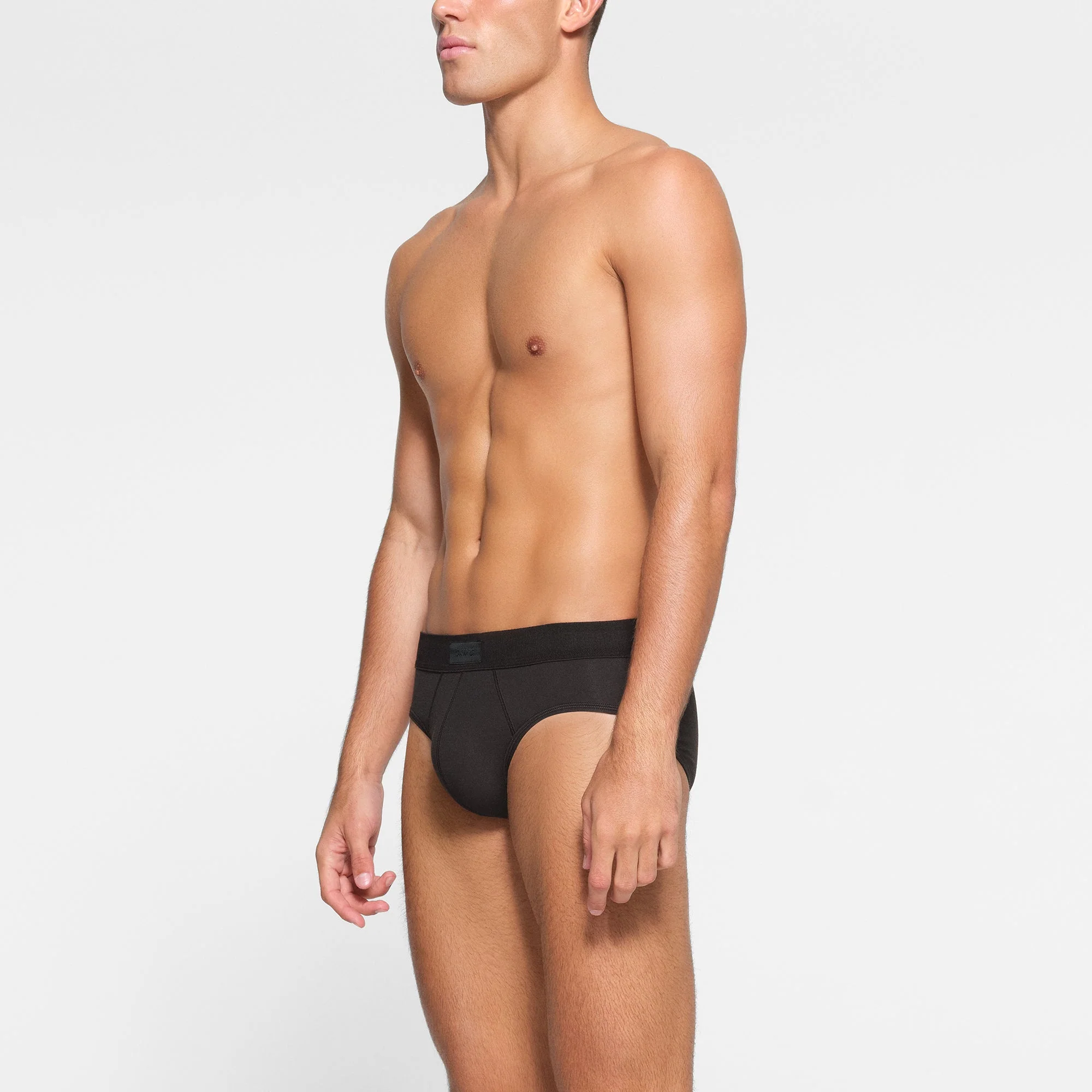 SKIMS COTTON MENS BRIEF 3-PACK | ONYX - Image 2
