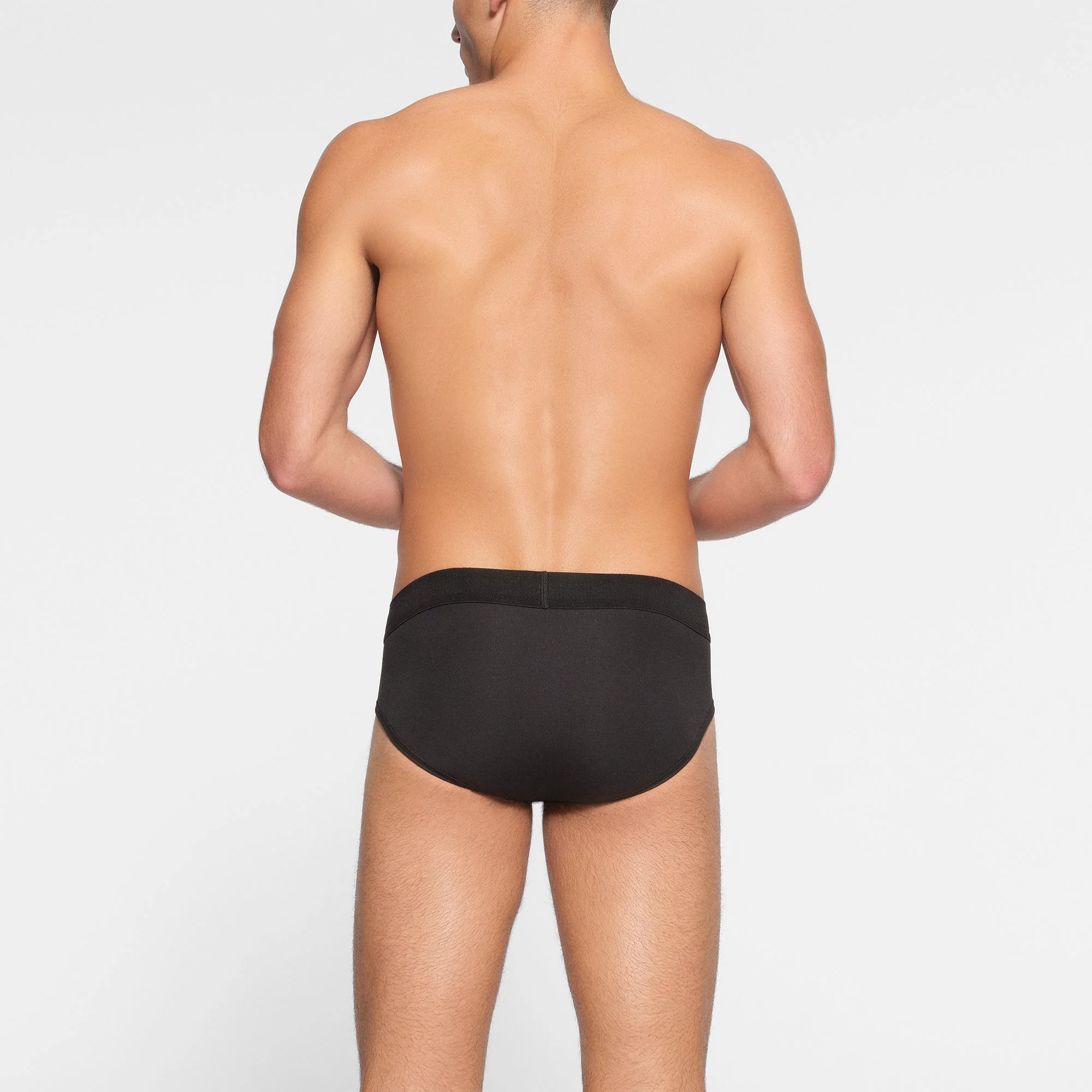 SKIMS COTTON MENS BRIEF 3-PACK | ONYX - Image 3
