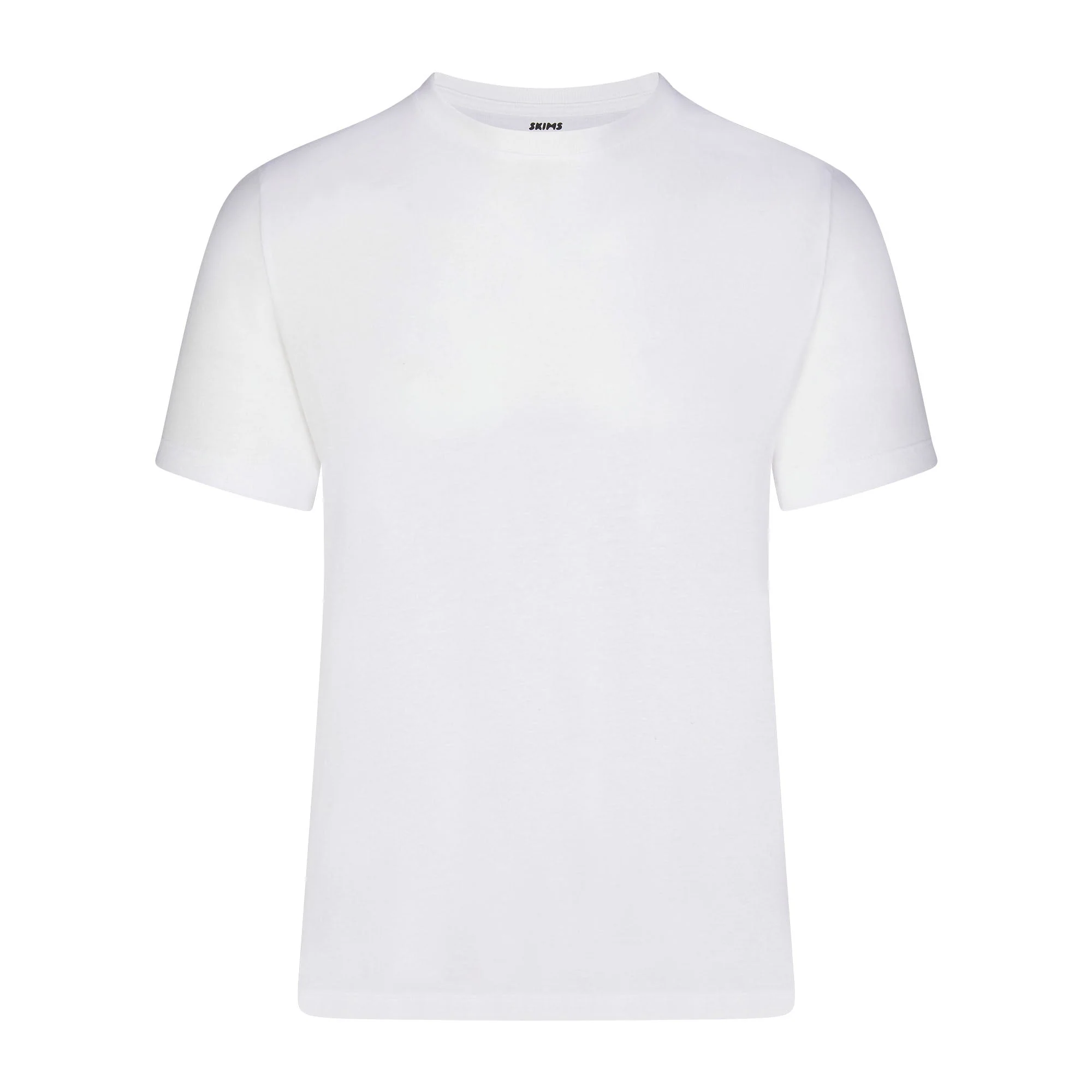 SKIMS COTTON MENS CLASSIC T-SHIRT | CHALK - Image 5