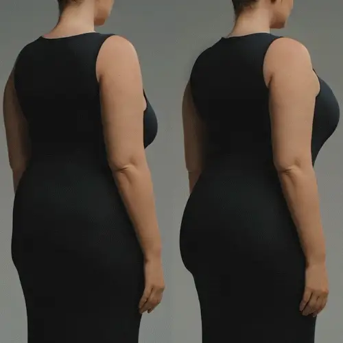 SKIMS ULTIMATE BODY PUSH-UP BUTT ENHANCING PADDED MID THIGH BODYSUIT | ONYX - Image 5