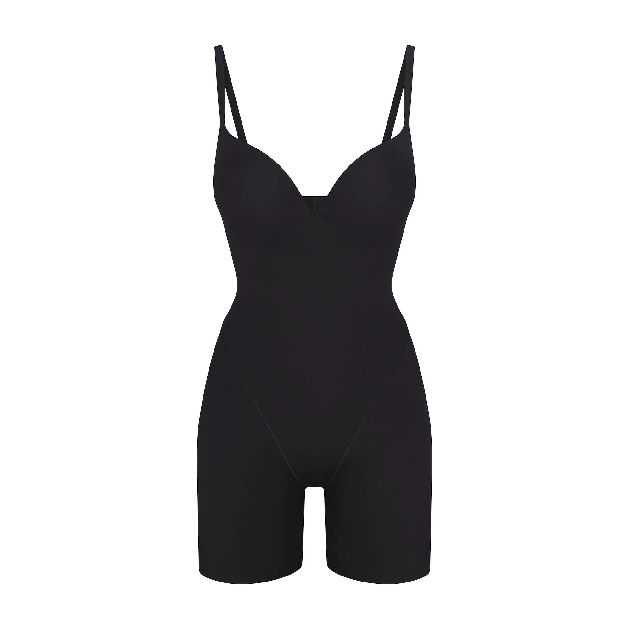 SKIMS ULTIMATE BODY PUSH-UP BUTT ENHANCING PADDED MID THIGH BODYSUIT | ONYX - Image 6