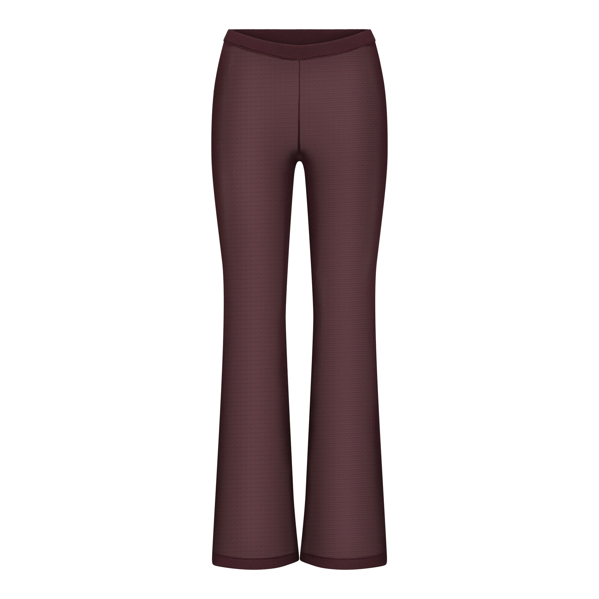 SLINKY KNIT LOW RISE PANT | CURRANT - Image 5