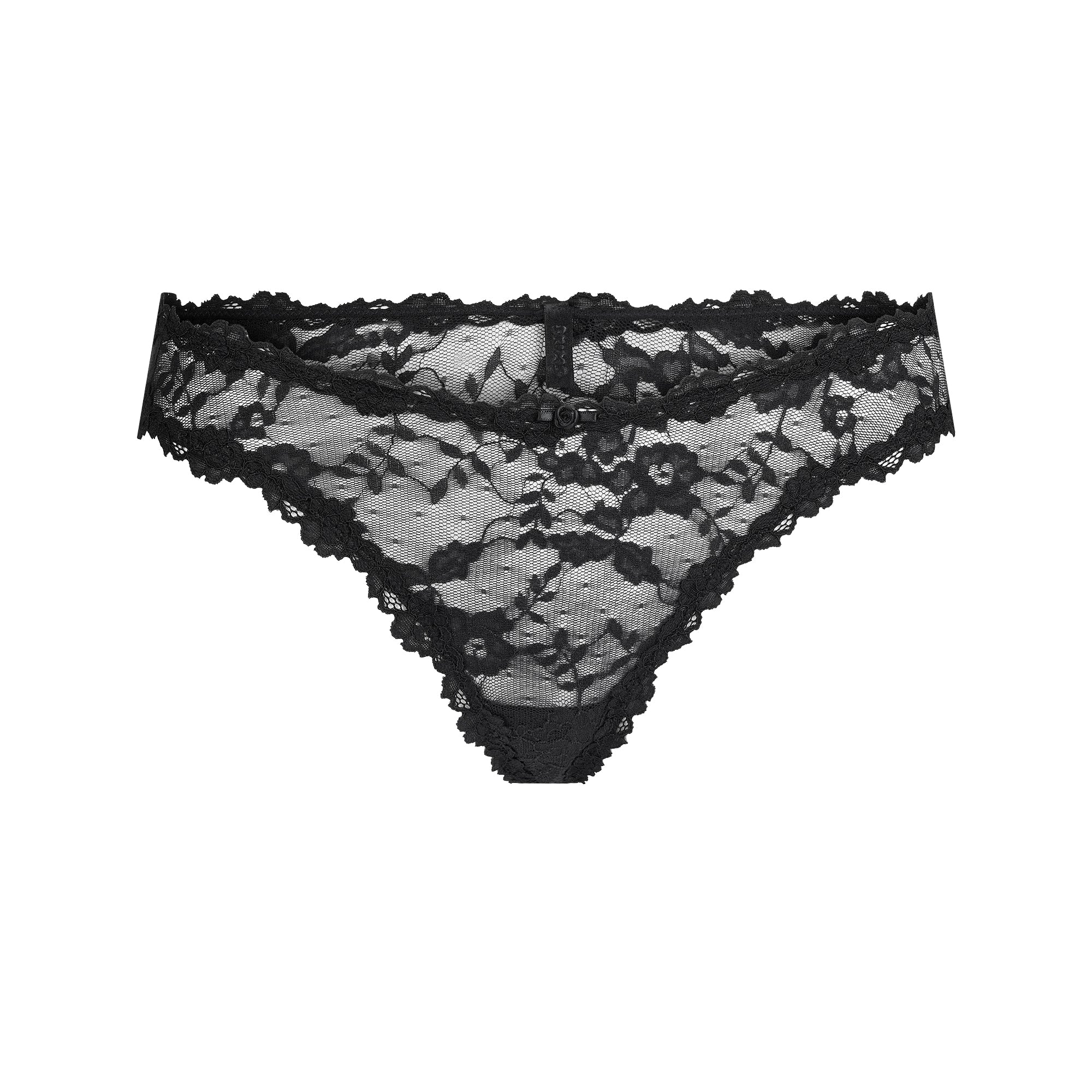 STRETCH LACE DIPPED THONG | SOOT - Image 5