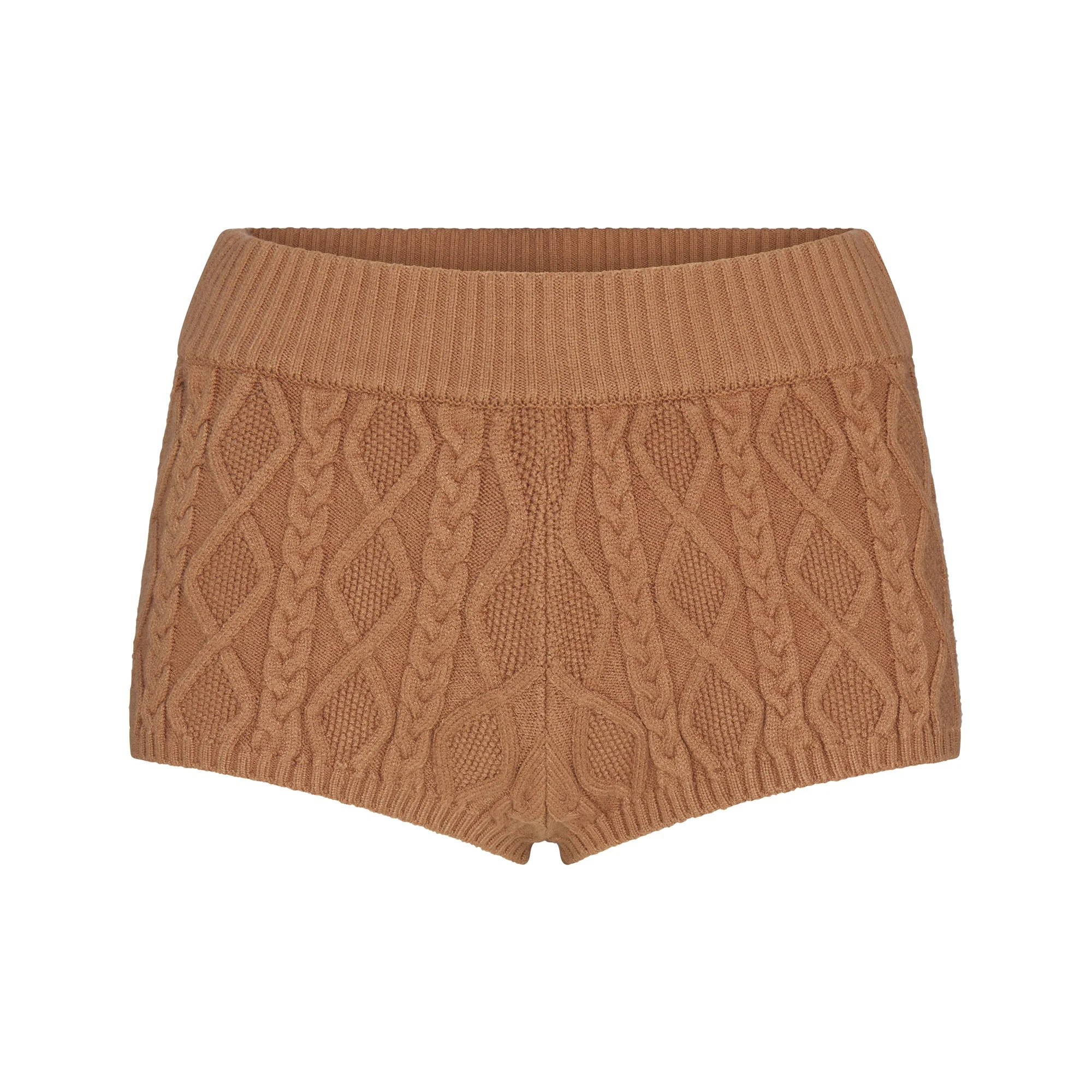 SWEATER KNIT SHORT | DARK HONEY - Image 6