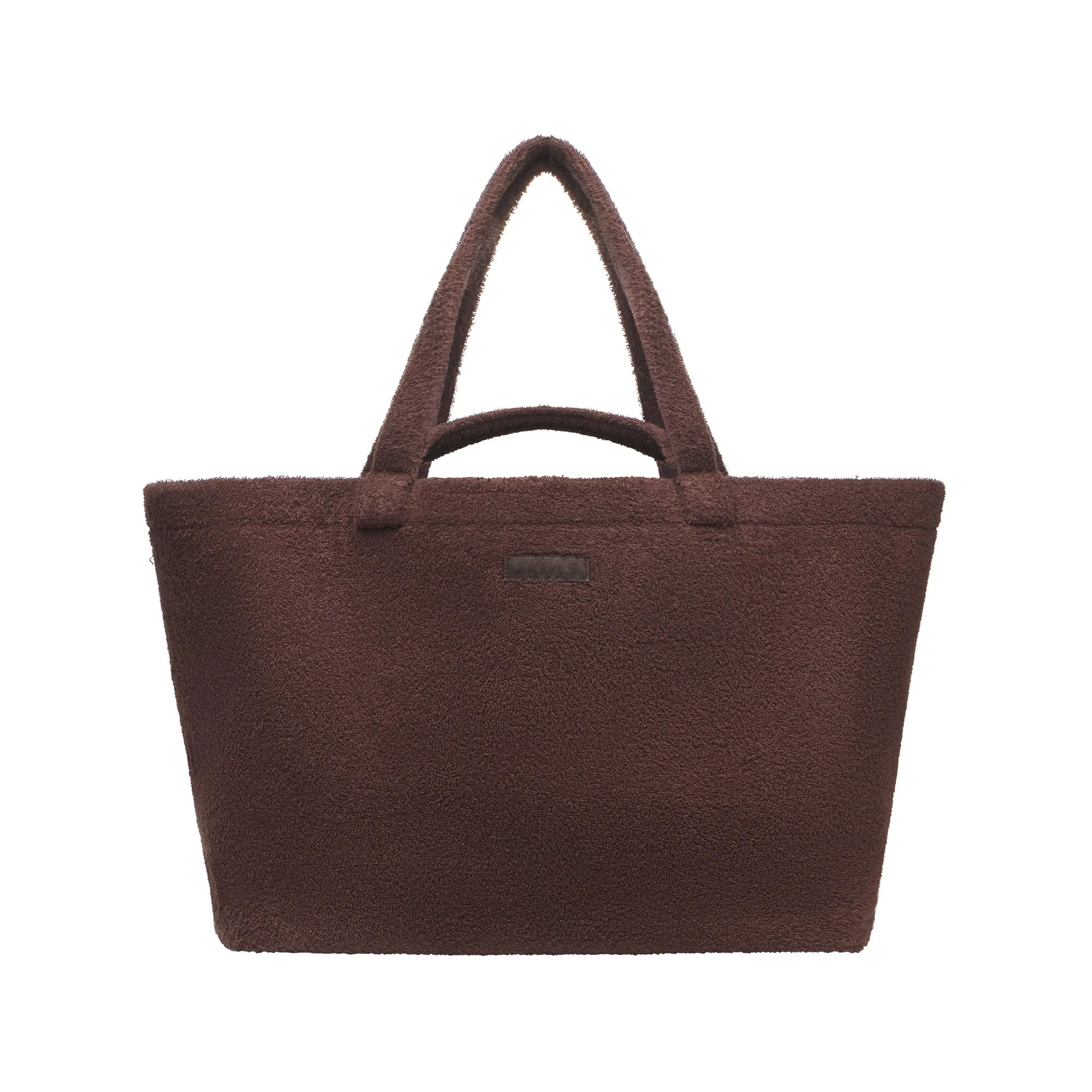 TERRY JUMBO TOTE | DARK SEPIA - Image 4