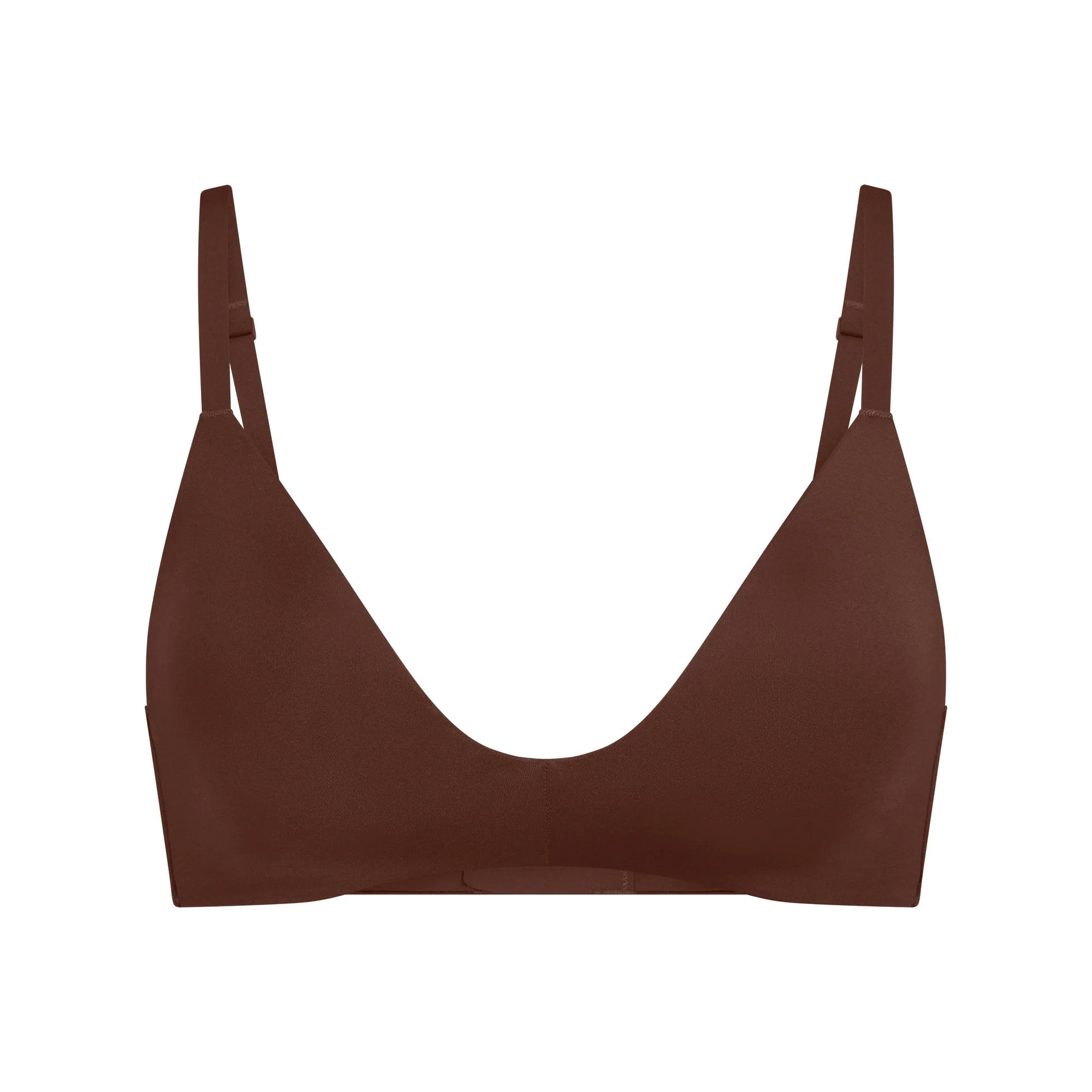 WIRELESS FORM T-SHIRT DEMI BRA | COCOA - Image 5
