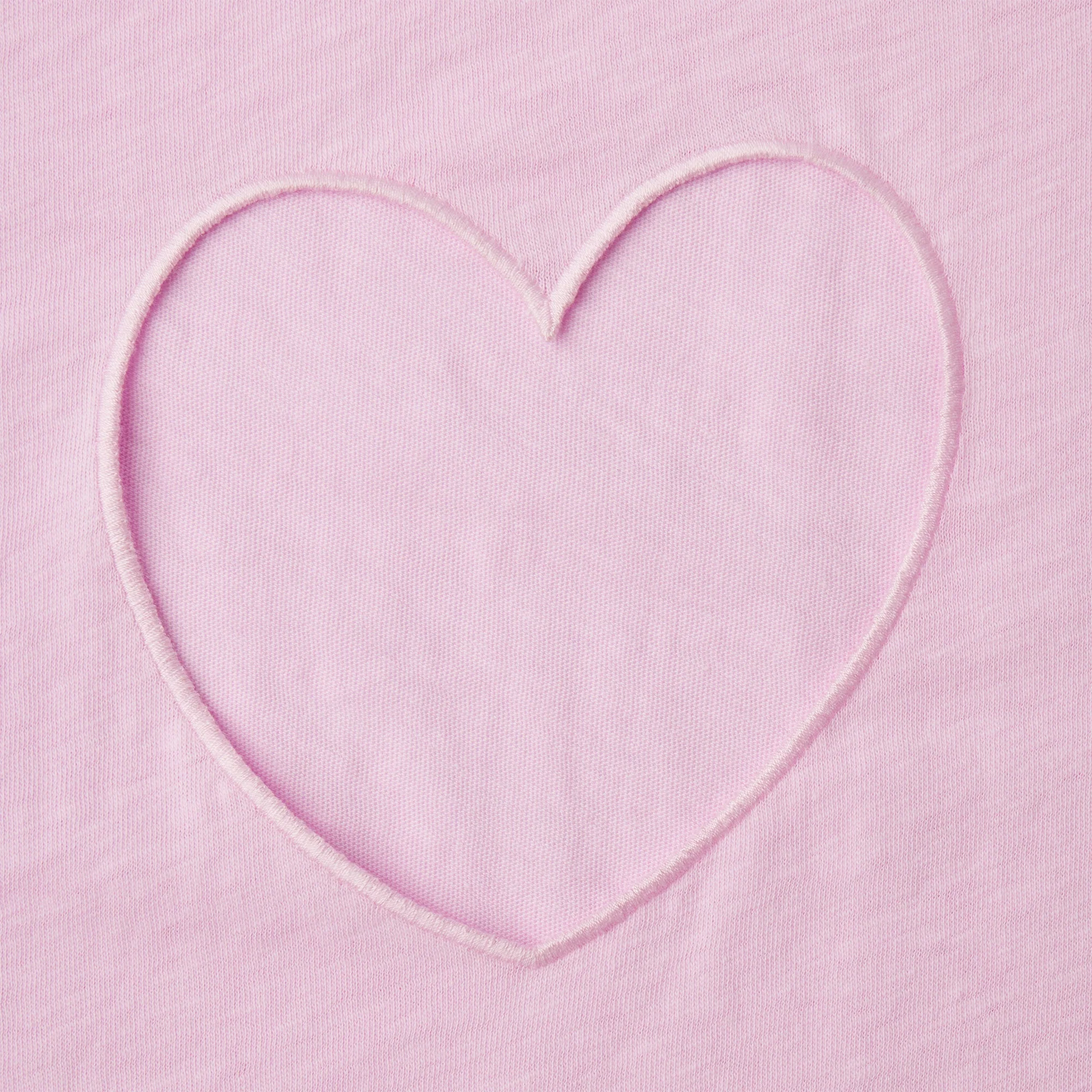 WORN IN JERSEY HEART MICRO SHORT | BABY PINK - Image 5